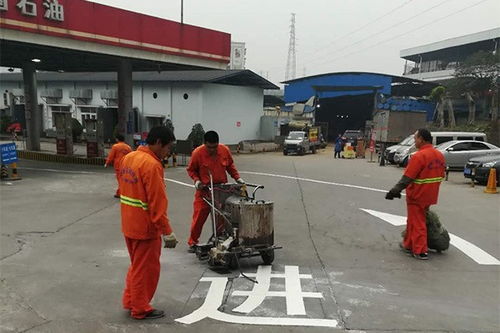 鶴壁中石油加油站地面標線廠家電話 河南兆基交通設(shè)施 云霄